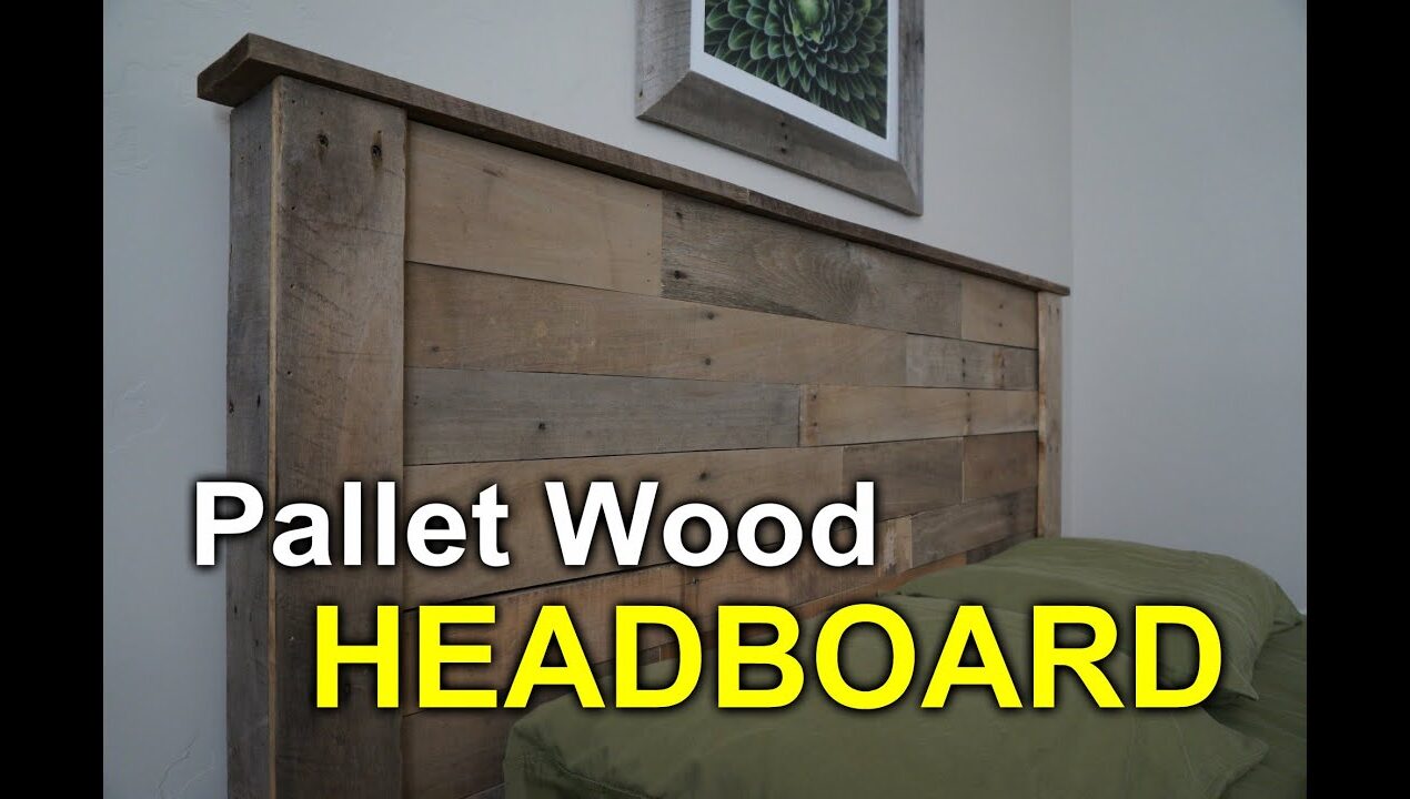 Rustic Headboard with Pallets – How to