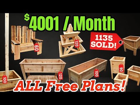 Woodworking Side Hustle – $4,001/Month (Free Plans!)