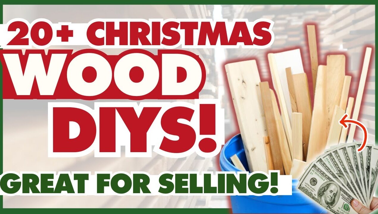 20+ Wood DIY Decor Projects for Christmas & Winter | Scrap Wood DIYS that SELL!