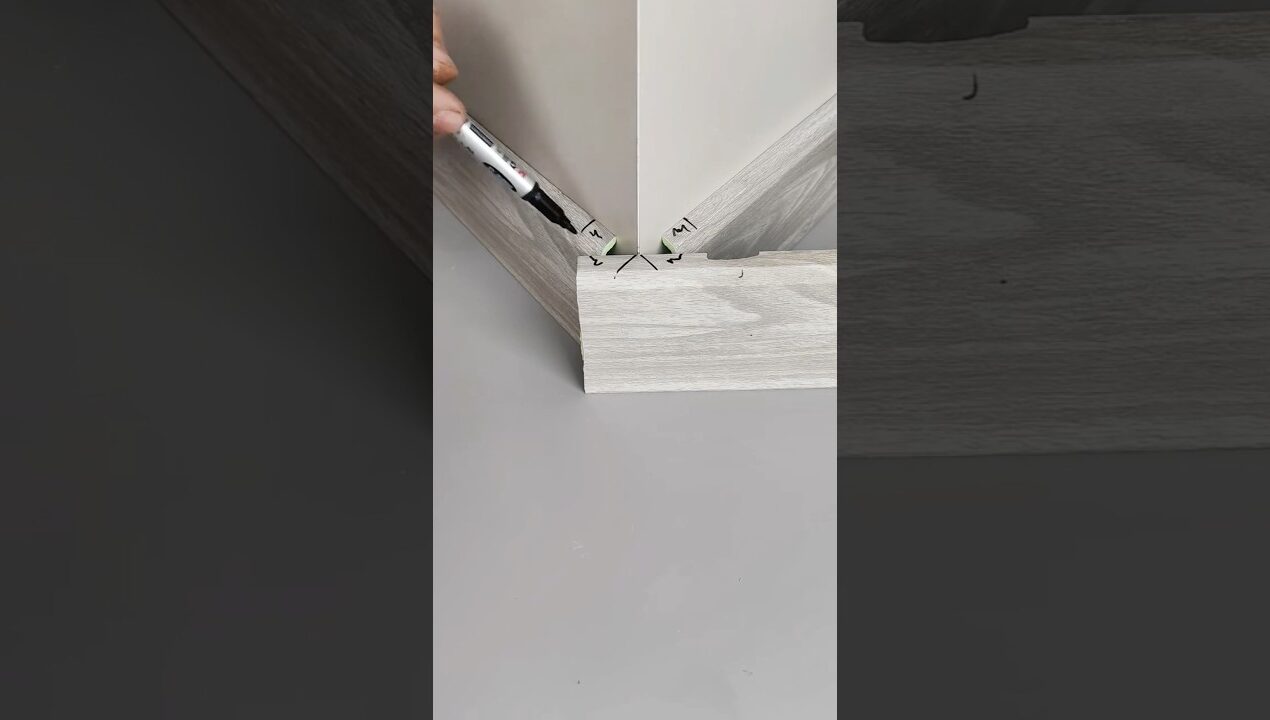 45° kesimin ALTERNATİFİ! Ustalar bunu zor köşelerde kullanıyor #diy #ustalık #woodworking