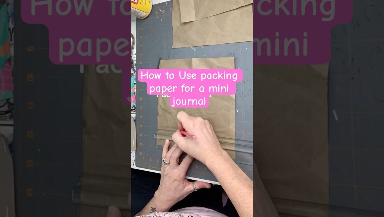This packing paper journal hack is too easy #junkjournal #diy #crafts