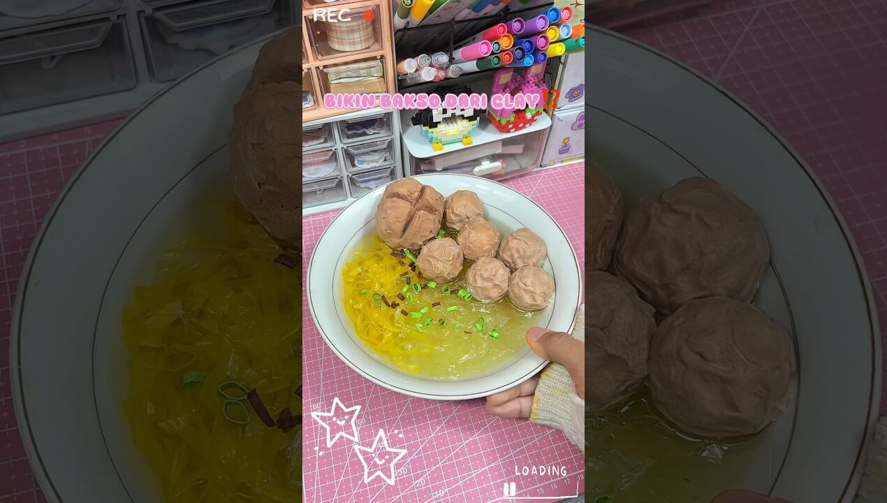 BIKIN BAKSO DARI CLAY?? EMANG BISA?? #diy