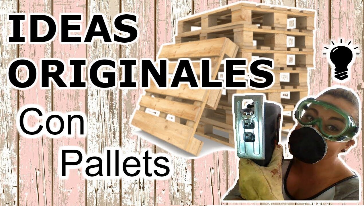 11 Manualidades Con PALLETS PASO A PASO ( IDEAS CREATIVAS Y ORIGINALES PARA RECICLAR PALETS)