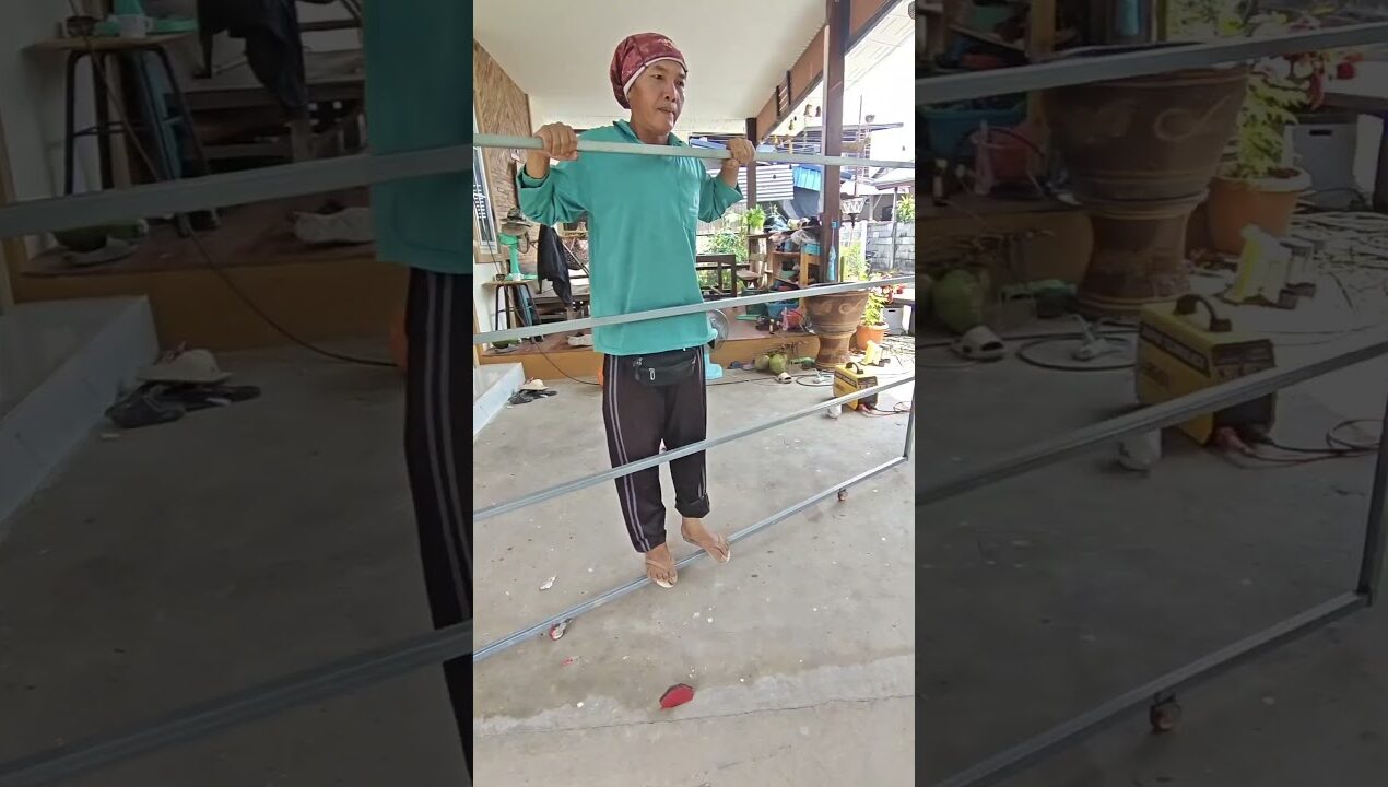 ไอเดียการทำประตูรั้วไร้ราง #DIY #บ่าวพงเพื่อนเกษตร