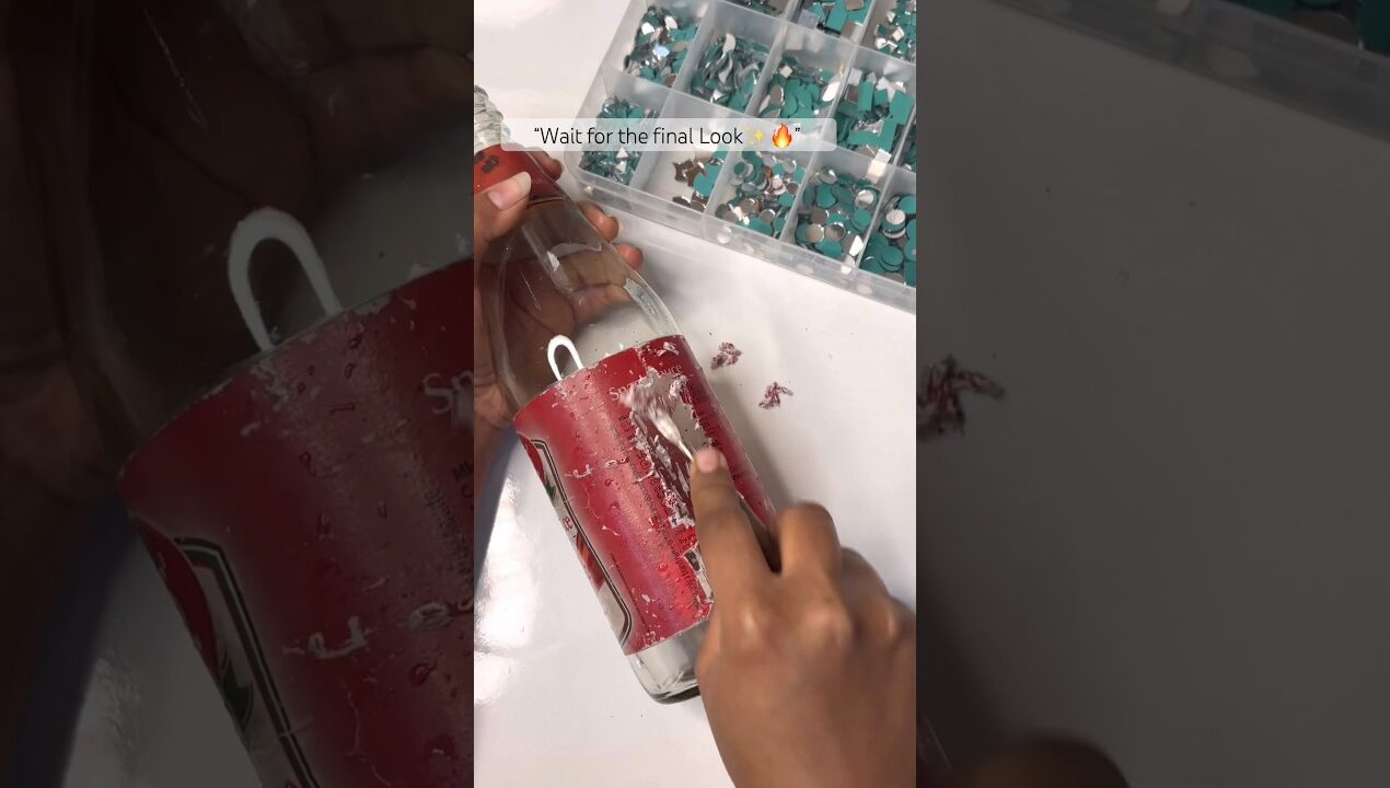 “DIY Bottle Decor ✨ | Best Out of Waste Ketchup Bottle Idea #shorts” #diy #aesthetic #howto #crafts