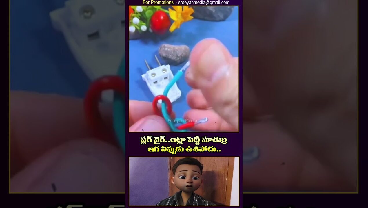 ఎలక్ట్రికల్ ప్లగ్ సెట్ చేసేటప్పుడు ఉపయోగించే సీక్రెట్ #facts #intrestingfacts #electricalwork #diy