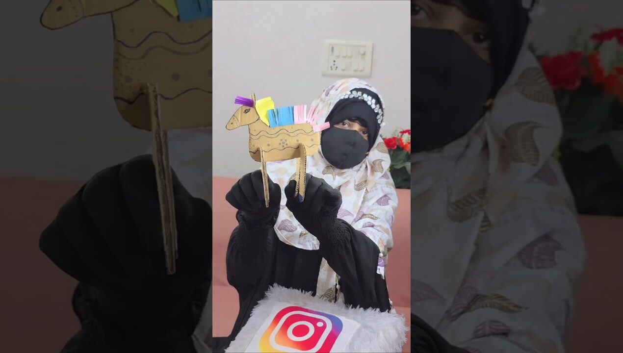 Paper animal craft idea for kids/ Paper Animals making at home #ytshorts #craft #shorts #viral