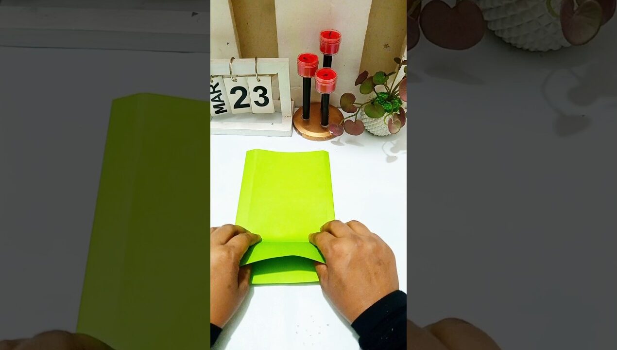 🟥Paper Craft Bag Idea✅ #shorts #viral #paper #craft #bag #viralvideo #shortsfeed #diy #craftideas