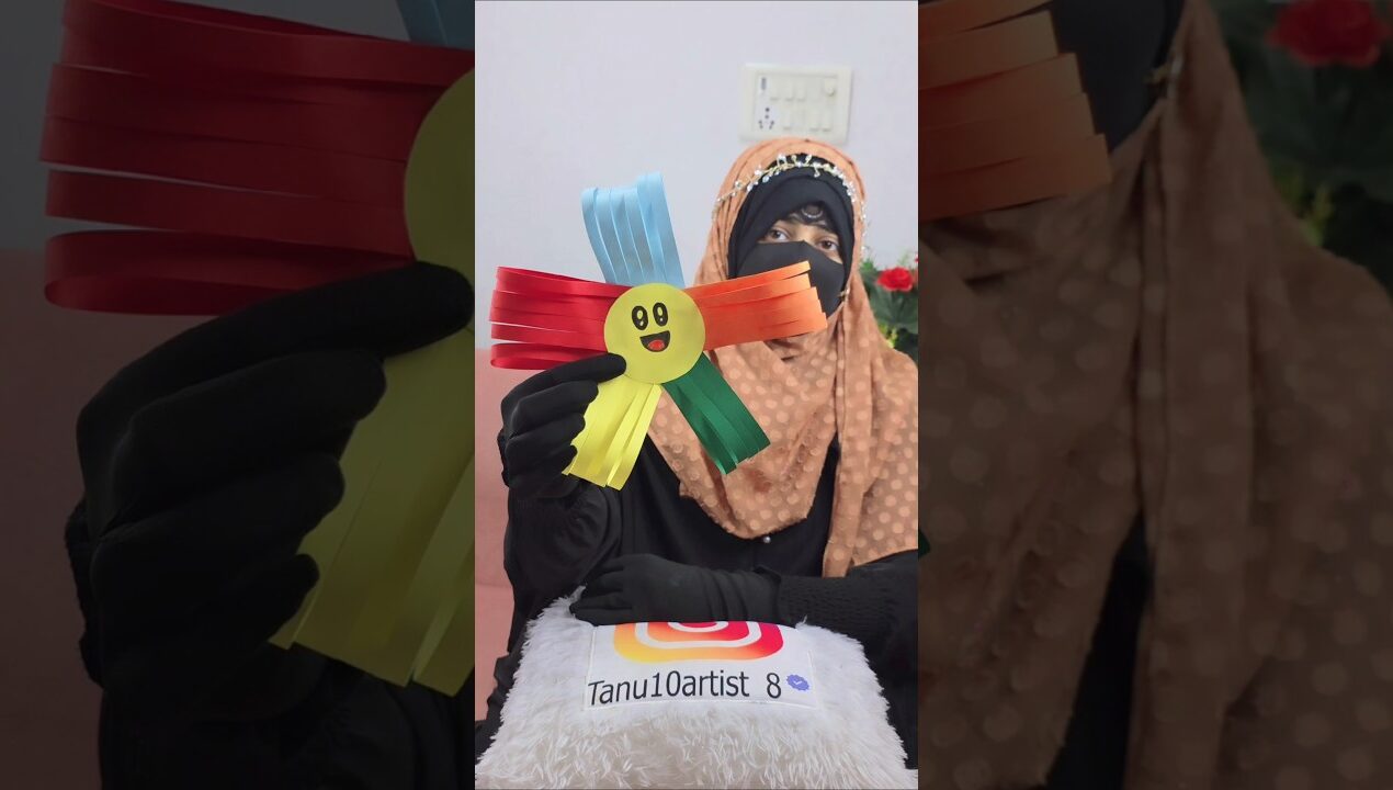 Paper Sun Craft idea for kids/ kids Activities Video idea #ytshorts #craft #support #shorts