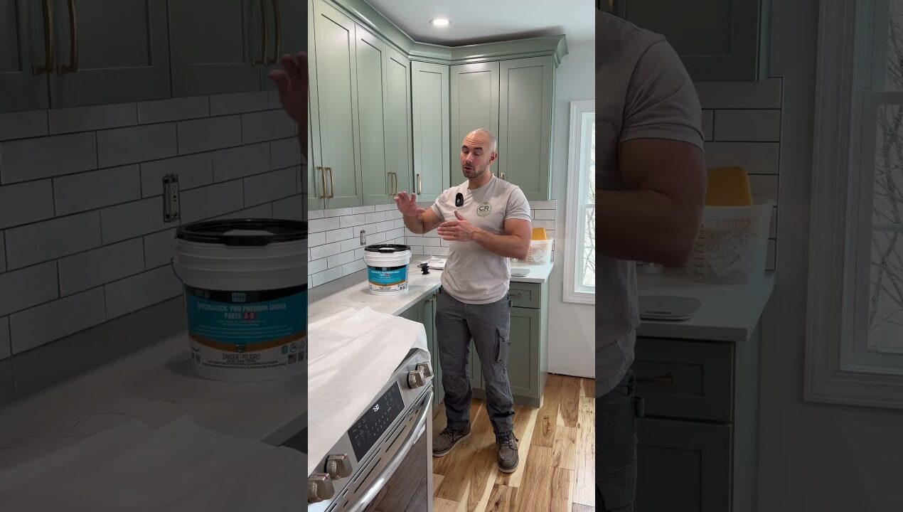 Why you should use epoxy grout. #construction #diy #carpentry #remodeling #homeimprovement
