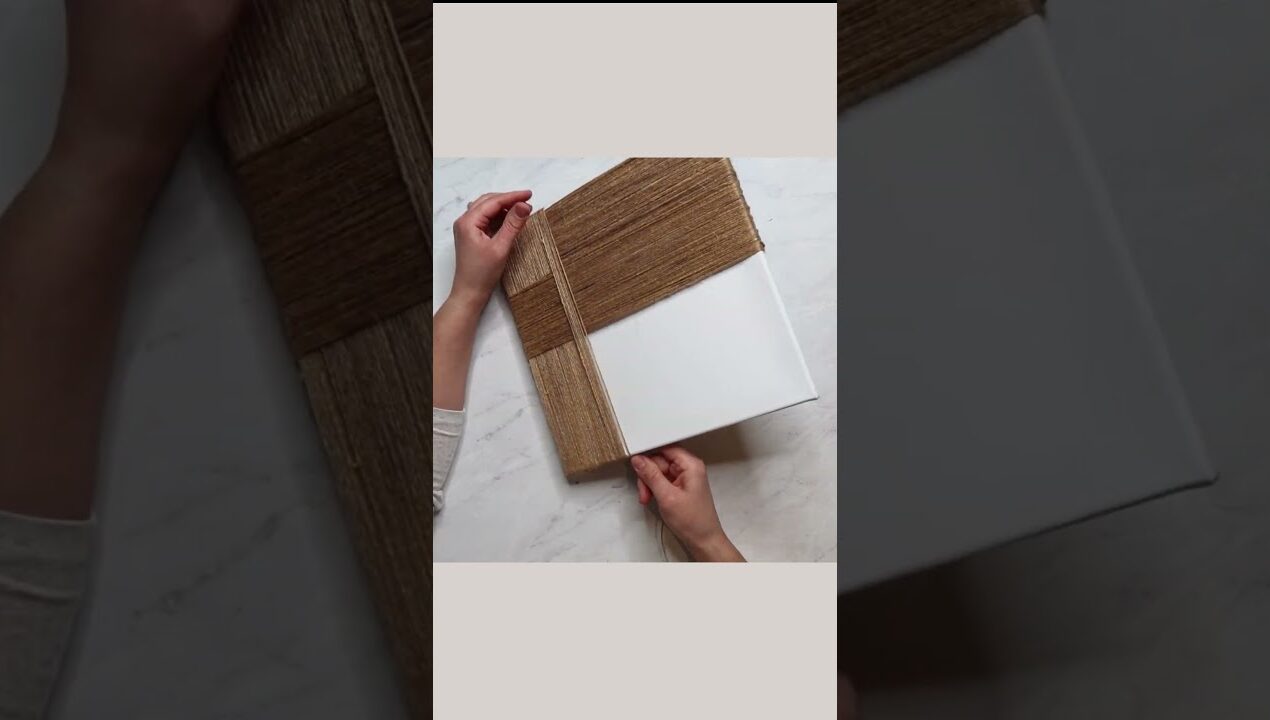 DIY Cozy Decor | Wall Art Layering Piece #diy #satisfying #homeideas #diytutorial