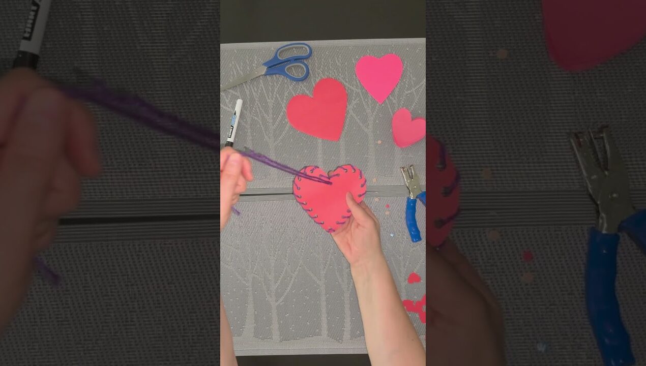 3 -MINUTE of Designing HEART ❤️ | Simple Heartwarming GIFT Idea #shorts #diy
