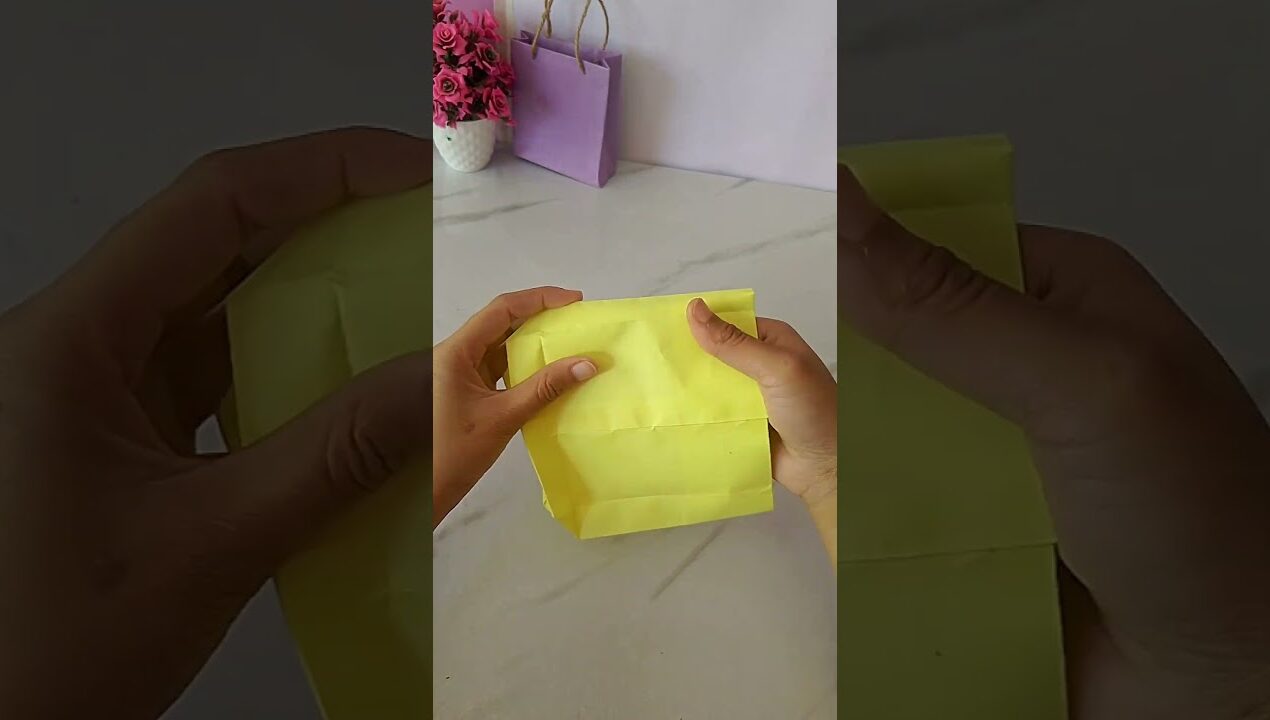 paper craft gift bag ideas #shorts #ytshort #craft ideas #papercraft