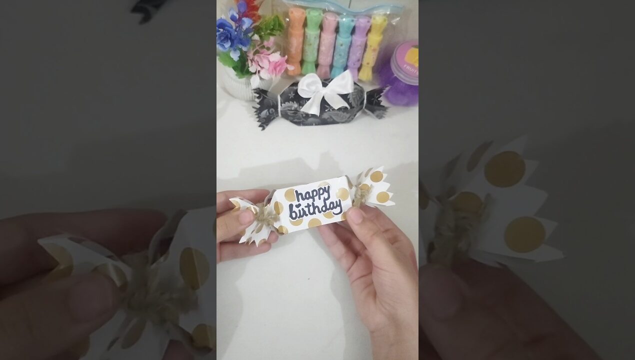 DIY Candy Gift Box🍬🎁| Day 6/20 Birthday Gift Idea💖 #diy #handmade #easy #craft #aesthetic #shorts