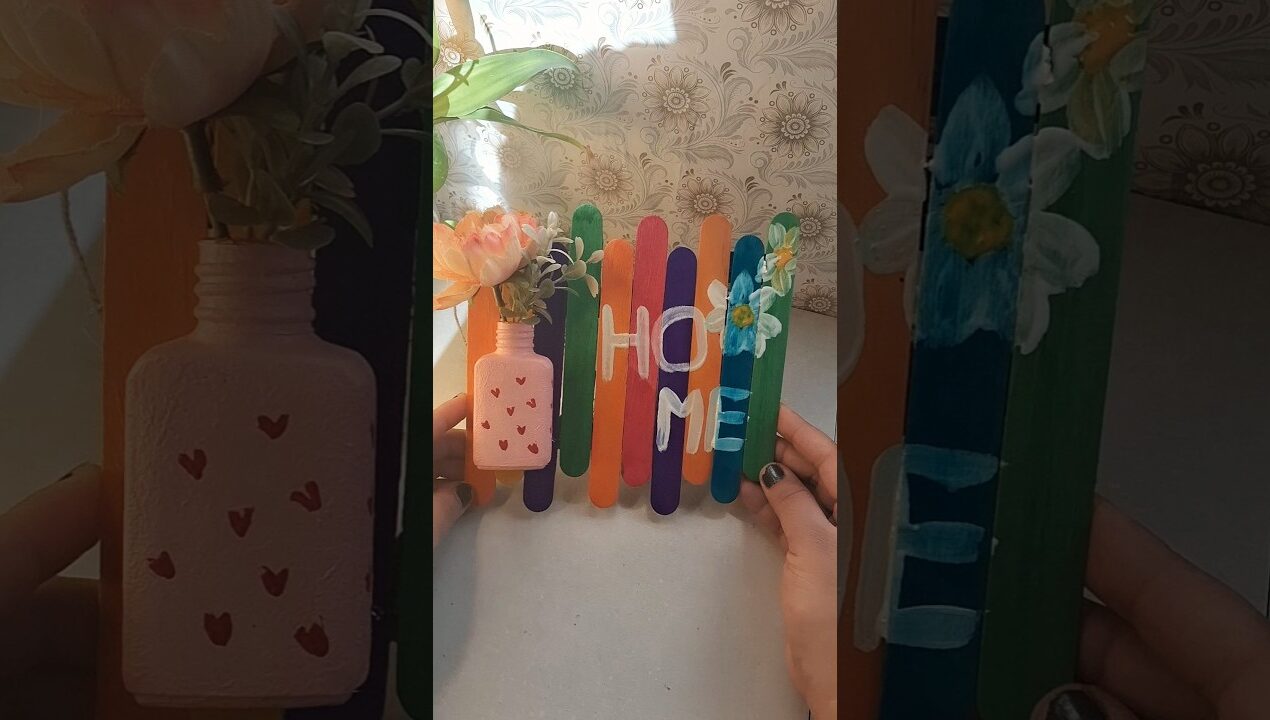 ice cream stick craft ideas✨ | Simple & Cute DIY#shorts #diy #trending #viralvideo