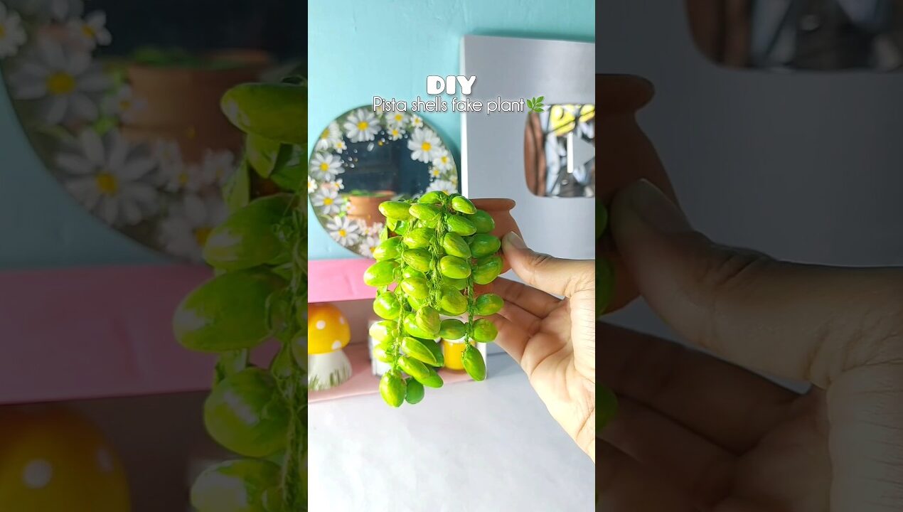 Diy pista fake plant #diy #ytshorts #craft
