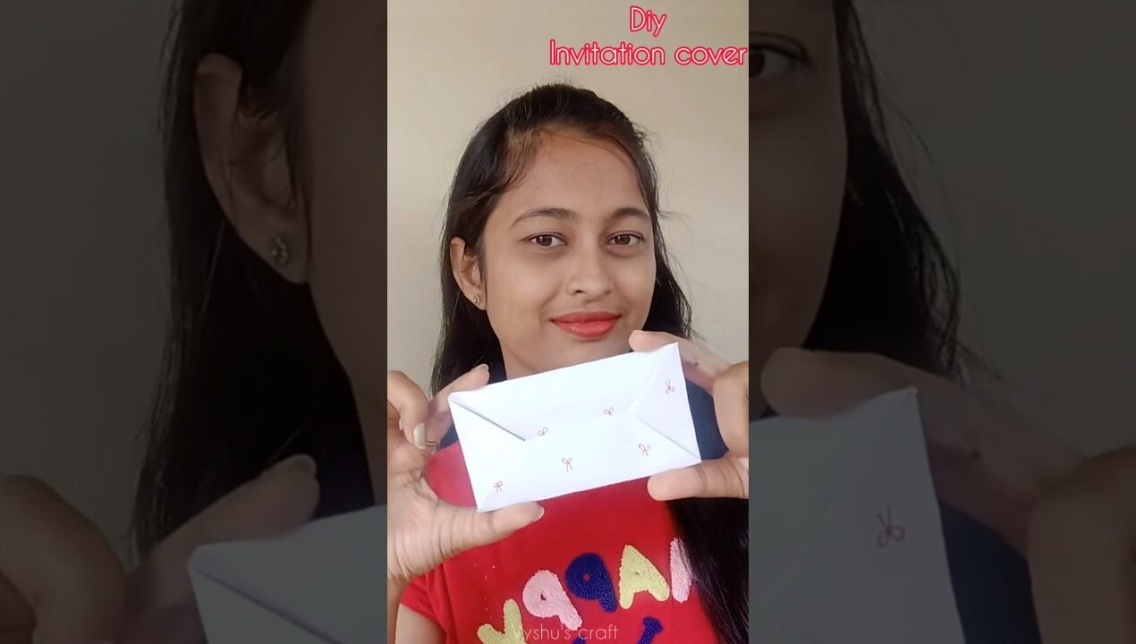 Diy invitation cover | Ep:59 | vyshu's craft | #diy #giftideas #craft #art