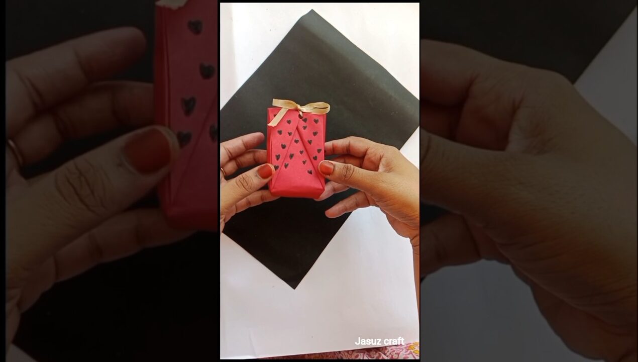 Craft Paper Gift Bag Making 🎁 | Easy DIY Gift Idea
