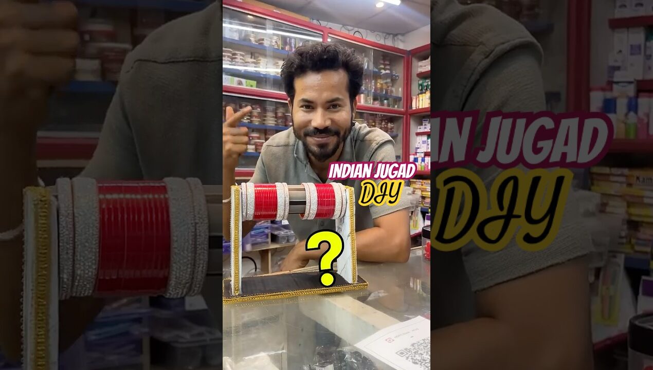 Kachre se Banaya Premium Jewellery Stand #minivlog #shopkeeper #diy #craft #jugaad #shortvideo