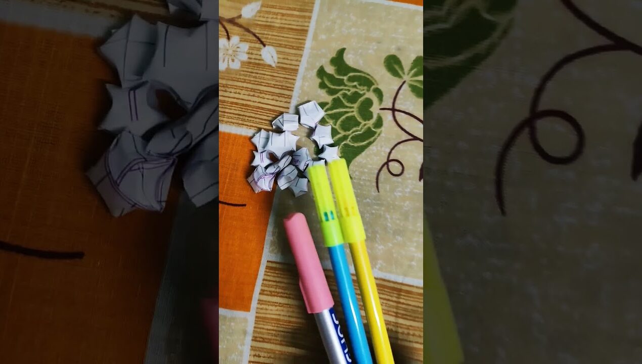 diy cute 🥰 star ⭐ bracelet.# Diy# paper craft.💓💓