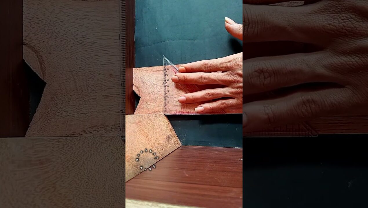 woodworking trick… #creative #woodcrafts #ideas #diy