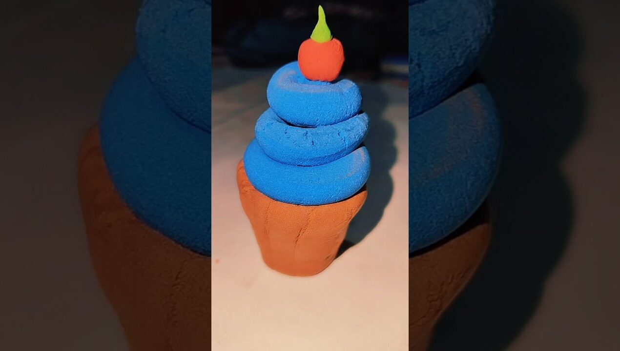 DIY idea 🔔 How to make   easy ice cream 🍨 🍦 with Super clay #trend #clay #music  #clay