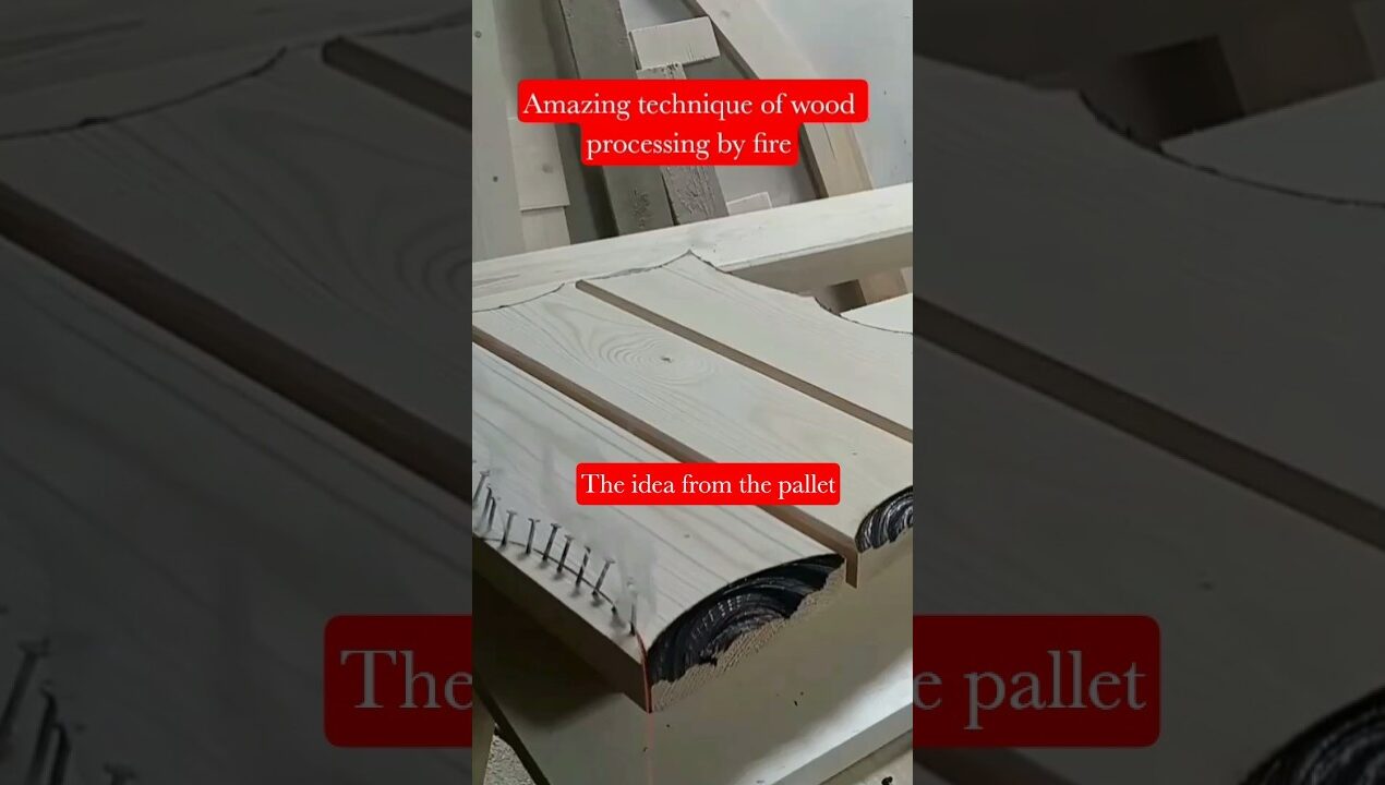 Woodworking with red-hot thread #woodworking#amazing#technology#ideas#pallets#wood
