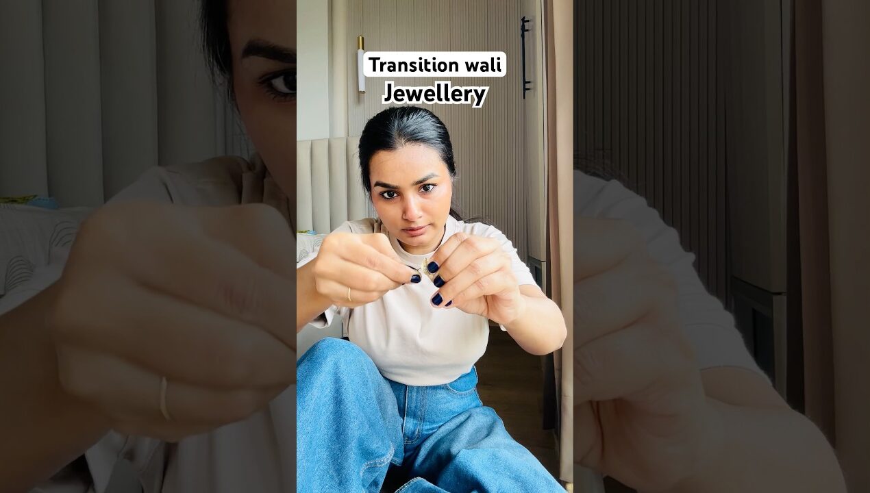 Transition wali Jewelry😱 #crafteraditi #diyjewelry #handmade #transition #DIY #shorts @CrafterAditi