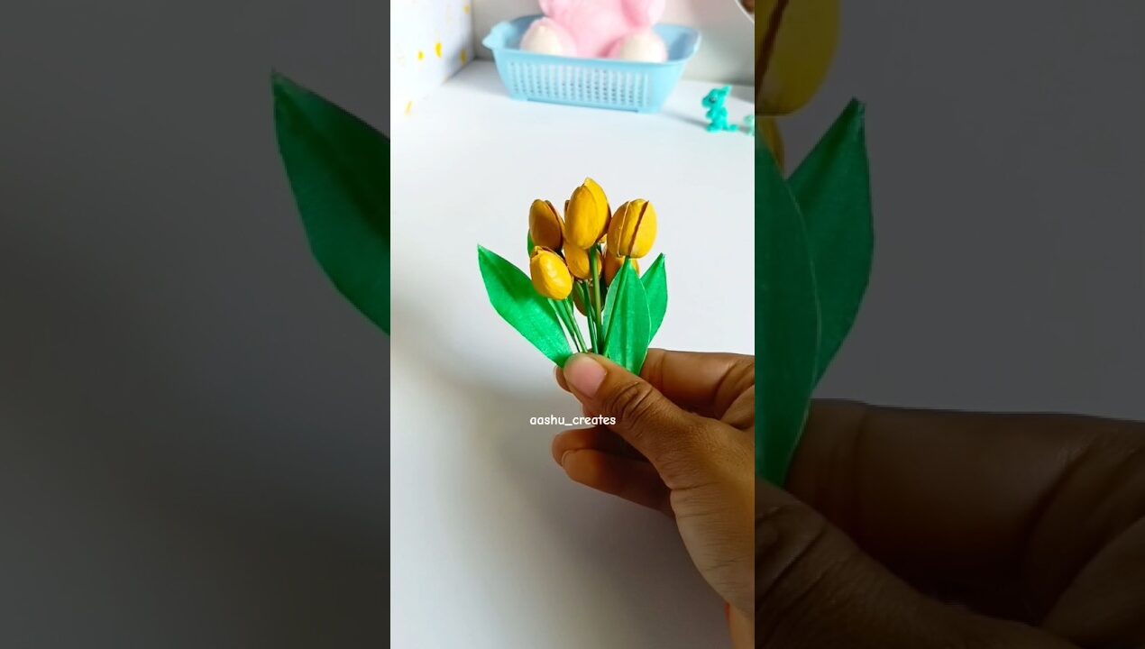 No Budget DIY Room Decor Using Pista Shell 🪴🌷☘️#pistashellcrafts #diy #shorts