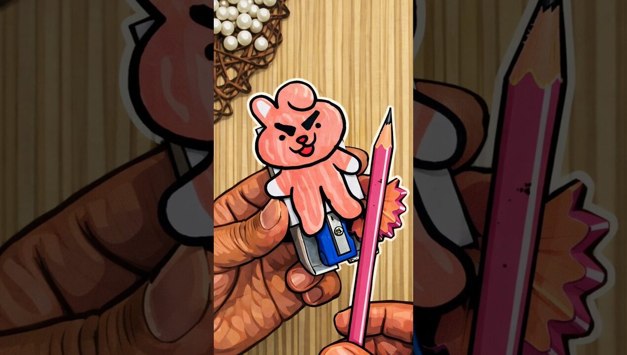 Pencil sharpener design ideas for kids #shorts #ytshorts #craftideas #craft #viralvideo #kids #diy