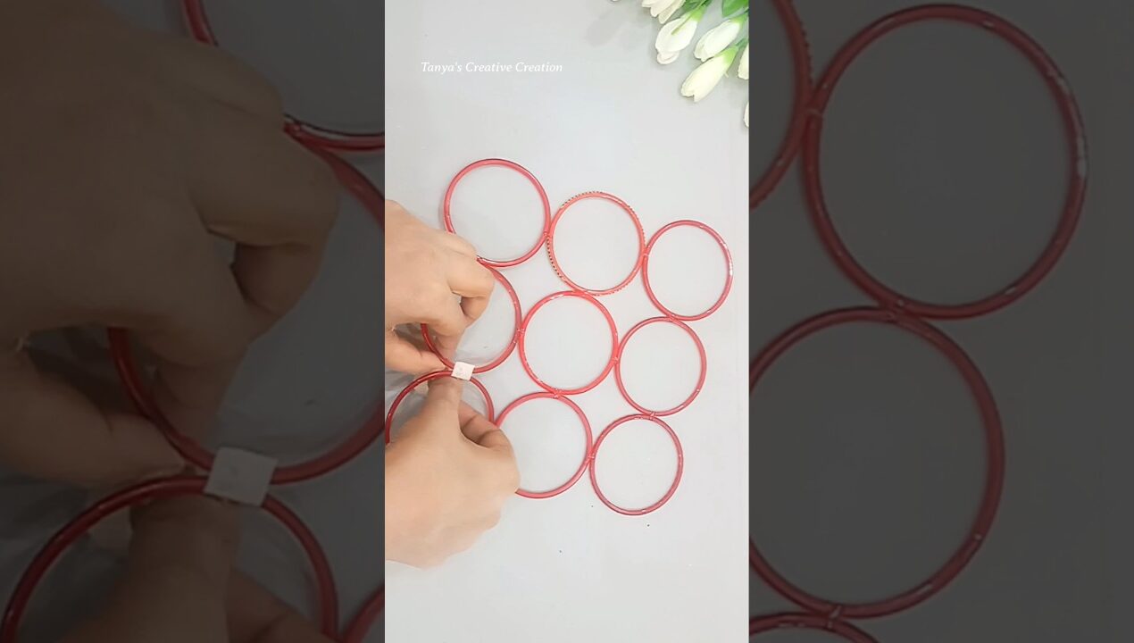 Best out of waste wall hanging craft ideas #shorts #diy #wallhanging #youtubeshorts