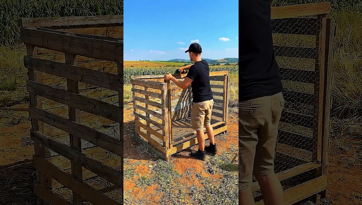 Don't Throw Away Those Pallets! Genius DIY Chicken Coop 🐔♻️