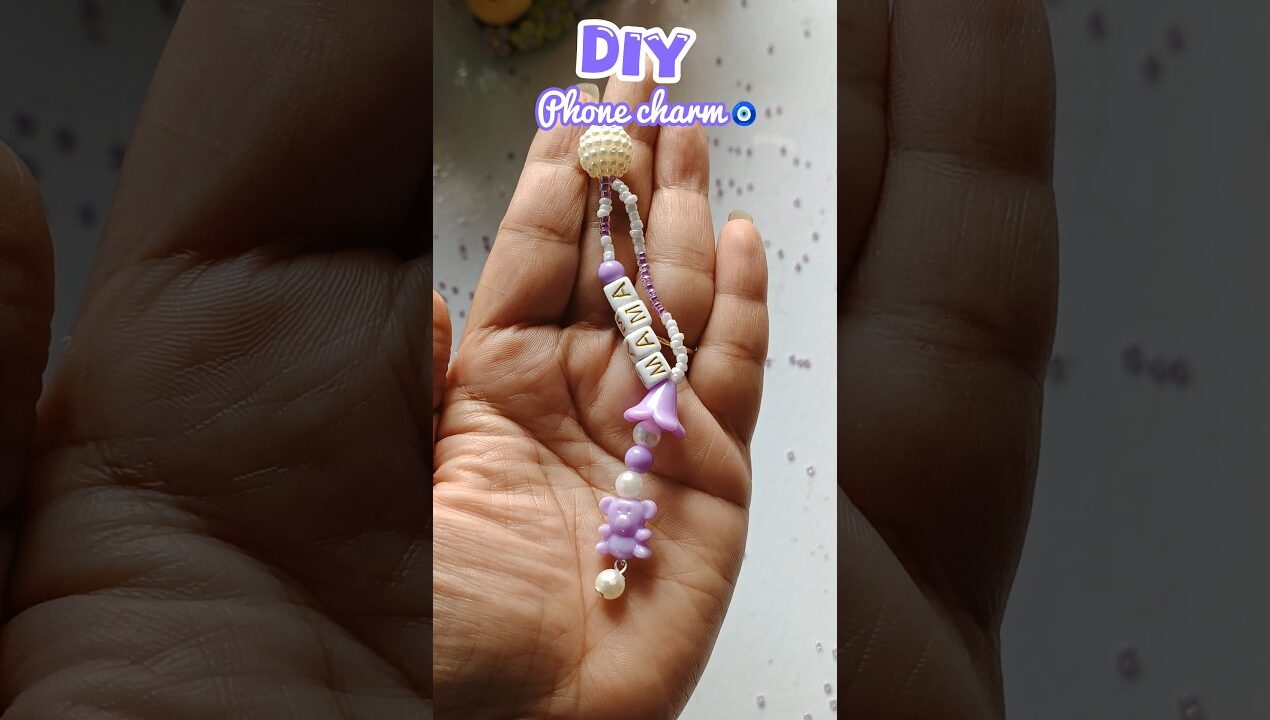 Diy cute Phone Charm #ytviral #ytshorts #crafting #phonecharm #diyphonecharm #diyideas #viral