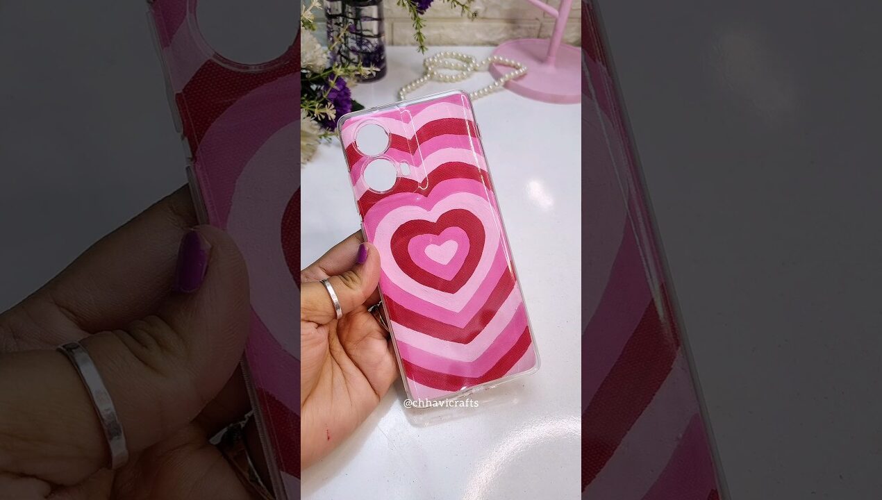 DIY Phone Cover 💗 | Trendy Mobile Cases #shorts #phonecase #diy