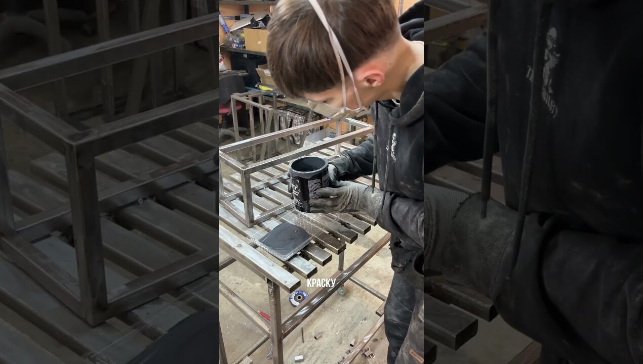 Делаю мебель сам. ТГК: sshkeddd #сварка #мебель #diy #welding #гараж