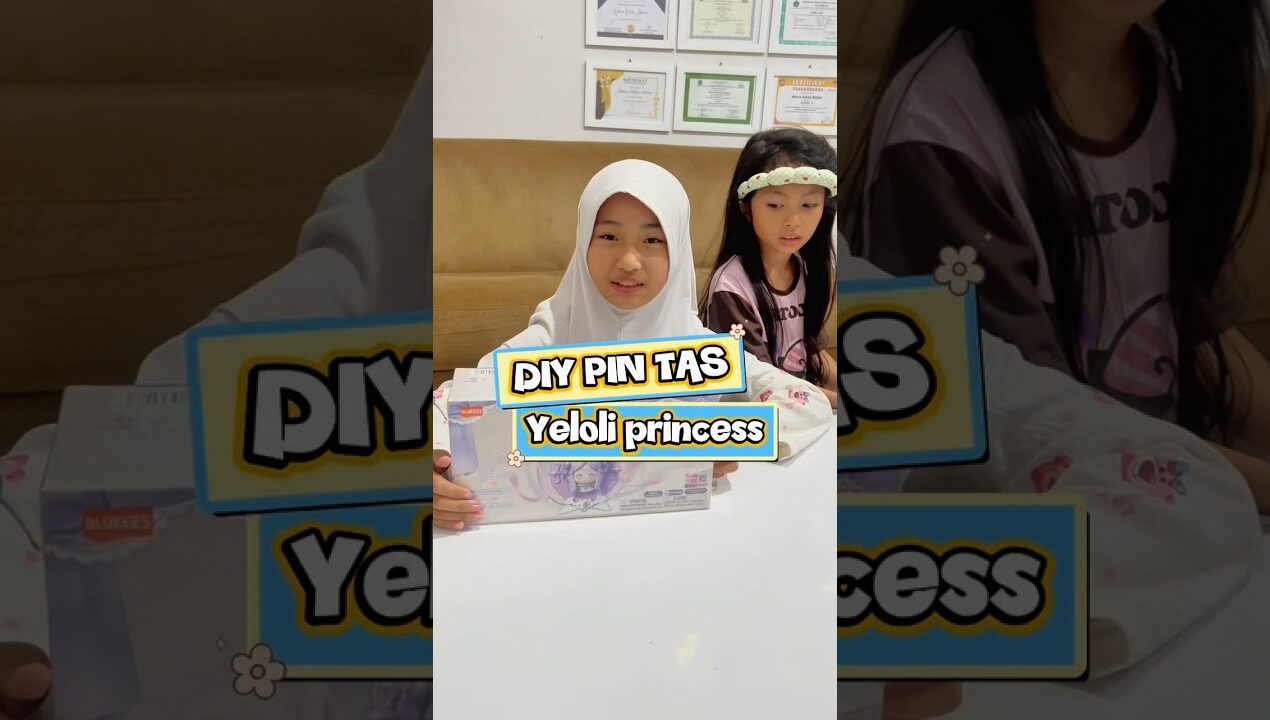 DAILY VLOG NOURA BIKIN DIY PIN TAS ..#dailyvlog #diy #kreasi