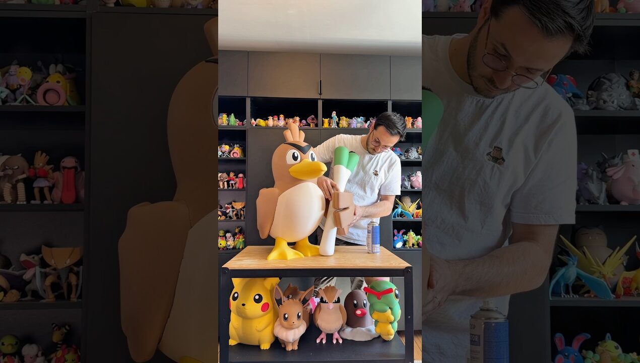 Carnarticho 80cm 😵🦆 #3dprintable #pokemon #impression3d #gaming #unboxing #jeux #3dprinting #diy