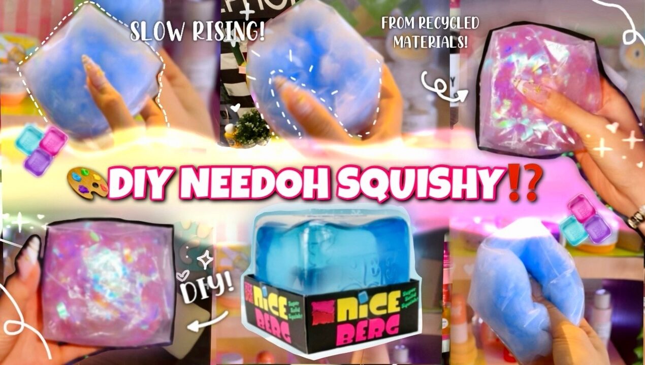 🎨⁉️DIY NEEDOH SQUISHY TUTORIAL🧊🌴
