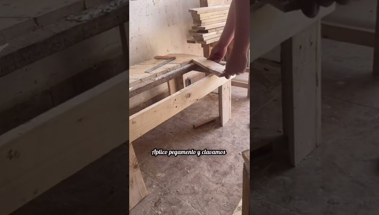 Mesa de centro | parte 3/4 .Suscribete #ideas #pallets #youtubeshorts