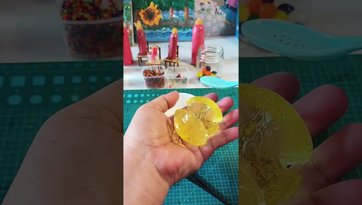 6903(34)ทดลองเลี้ยงเมล็ดเจียในออบีซยักษ์#diy #orbeez #เมล็ดเจีย