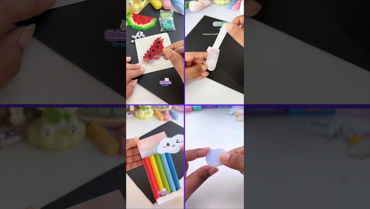 4 Creative Craft Ideas 🤩 #diy #shorts #craft #helenascraft #diyideas