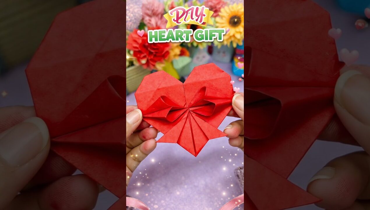 1 Minute Heart Gift ❤️ | Easy DIY Paper Craft ✨