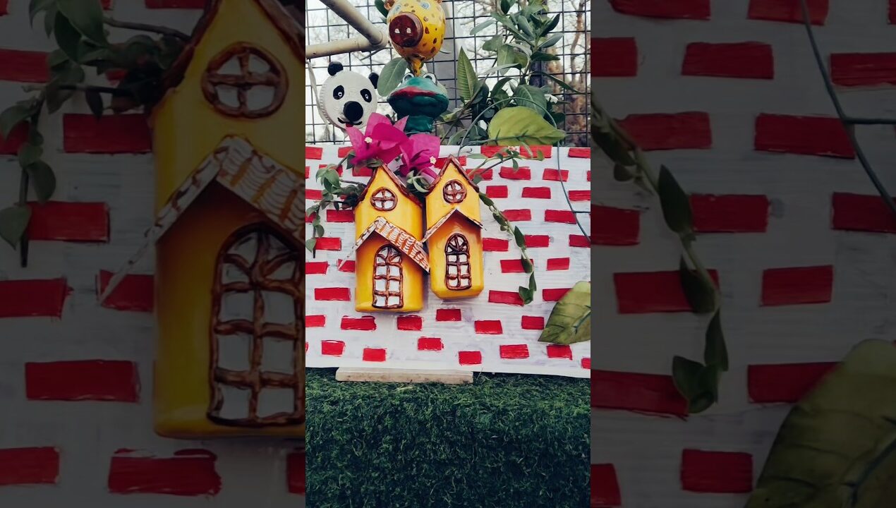 DIY Home Decoration Ideas with Waste Material #homedecor #diyprojects #bestoutofwaste #youtubeshort