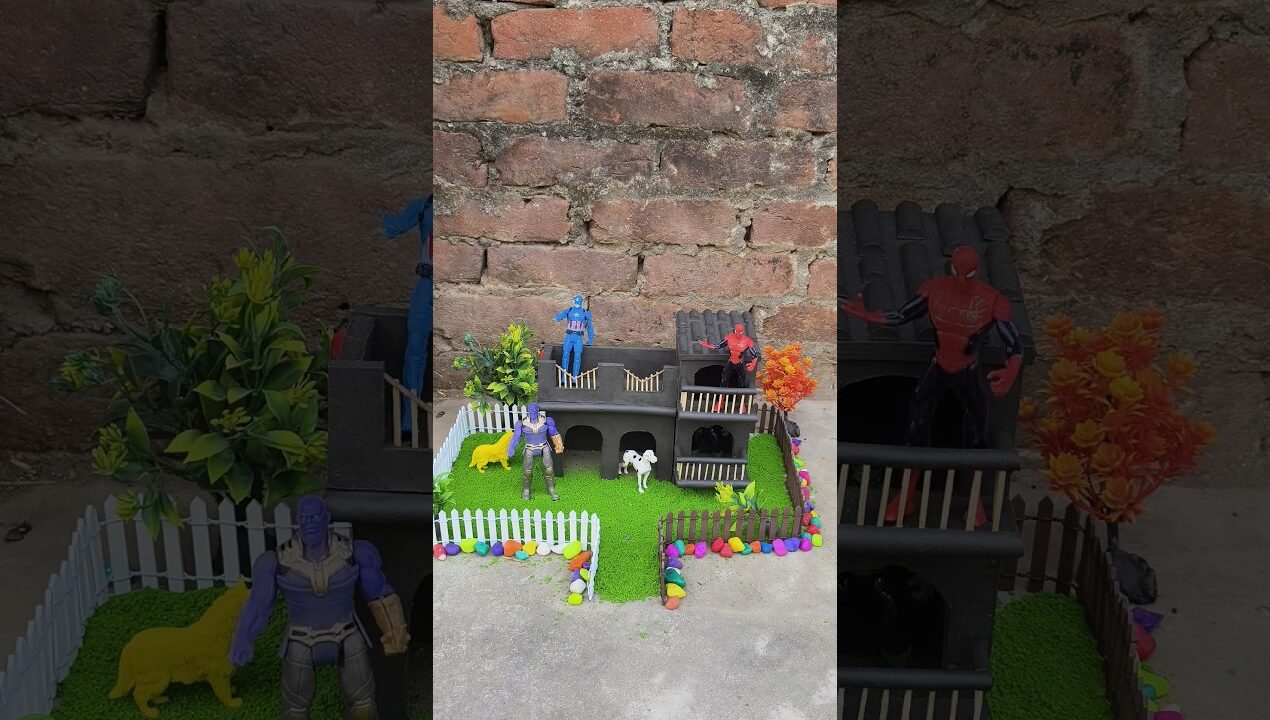 How to make little miniature clay house 🏡🏡 #craft #diy #art #homecraft
