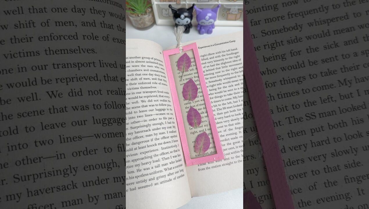 DIY Bookmark 🌸