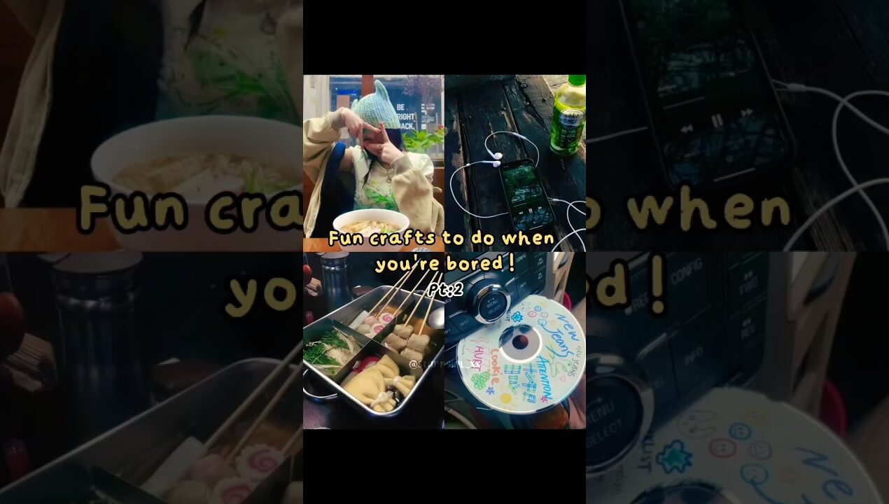 Fun #crafts to do when you are bored ! 🧉🍱#diy #craft