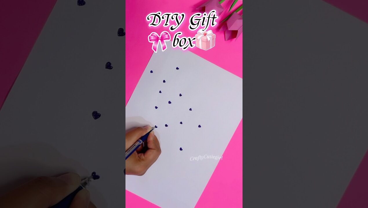 DIYGift Box #diy #trending #gift #art #shorts #craft #paper #viral #viralvideo #birthday #papercraft