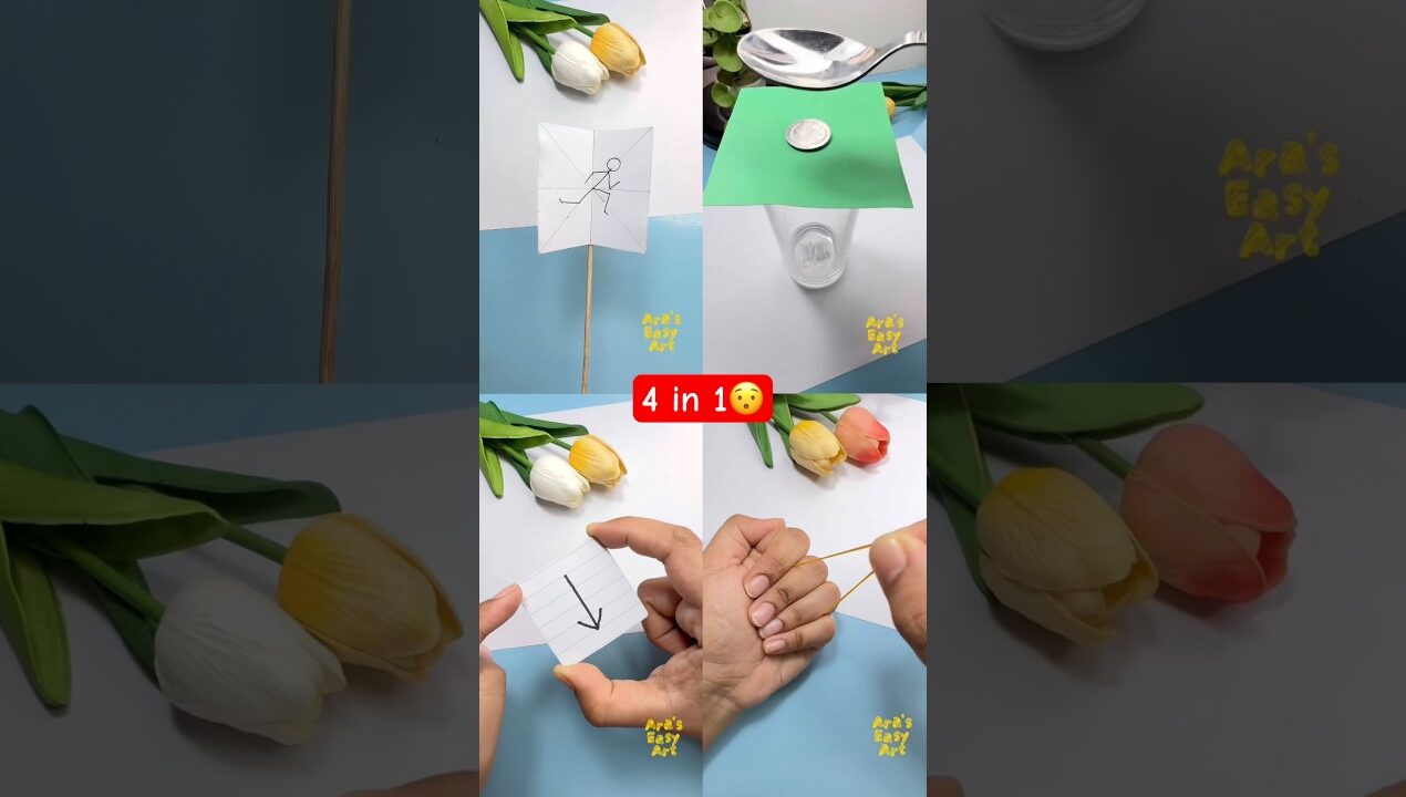 ⁠🪄 DIY Creative Crafts idea 🤠 @ArasEasyArt #diy #viral #ytshorts