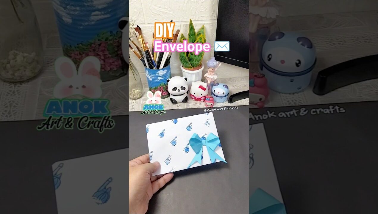 DIY Envelope ✉️#diy #shorts #craft #art #easy #envelope  #anokartandcrafts