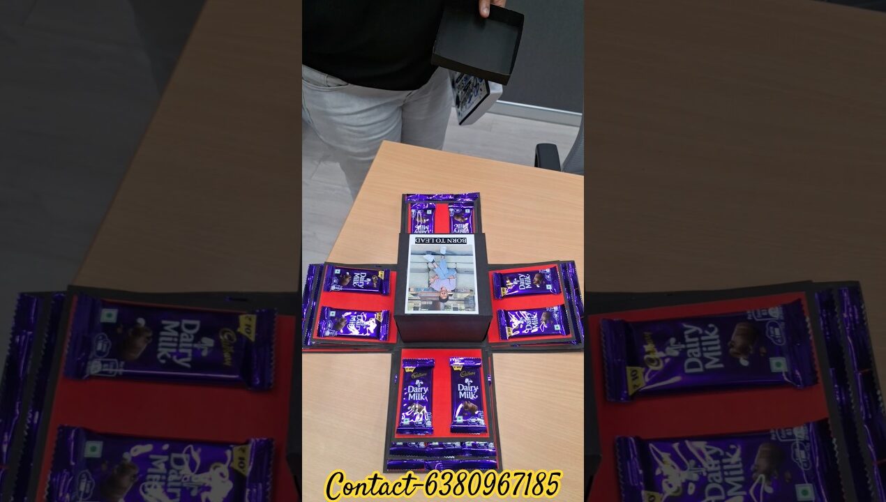 Chocolate Explosion Box making #best #Aura #trending #love #viral #shorts #diy #hiphop #cute #love